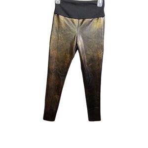 Assets Women Small Leggings Gold And Black‎ Skinny Concert
